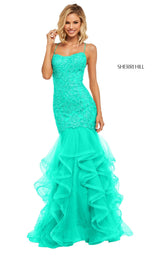 Sherri Hill 52560 Aqua