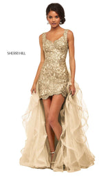 Sherri Hill 52562 Ivory/Gold