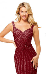 Sherri Hill 52563 Burgundy
