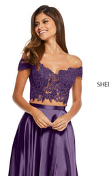 Sherri Hill 52567 Eggplant