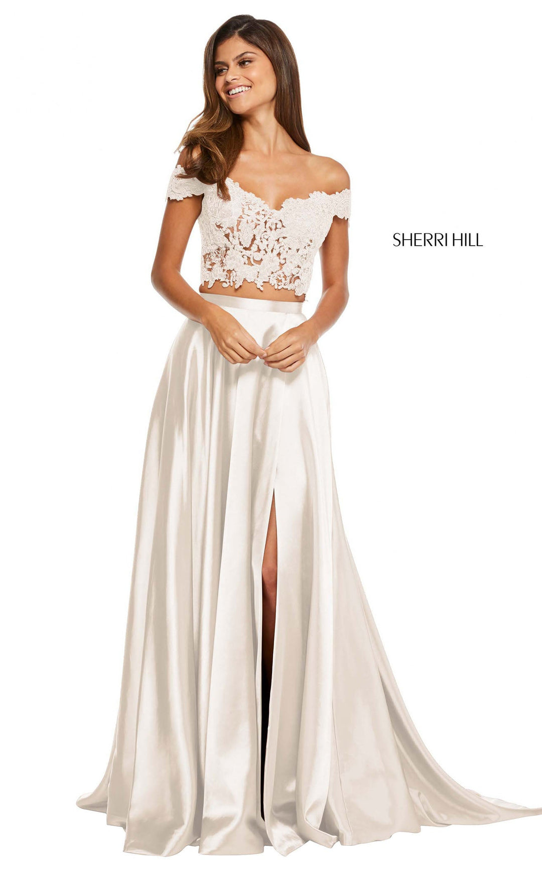 Sherri Hill 52567 Ivory