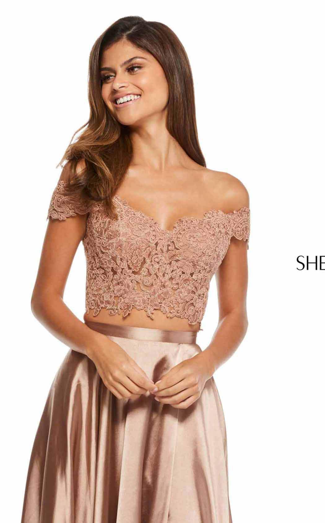 Sherri Hill 52567 Mocha