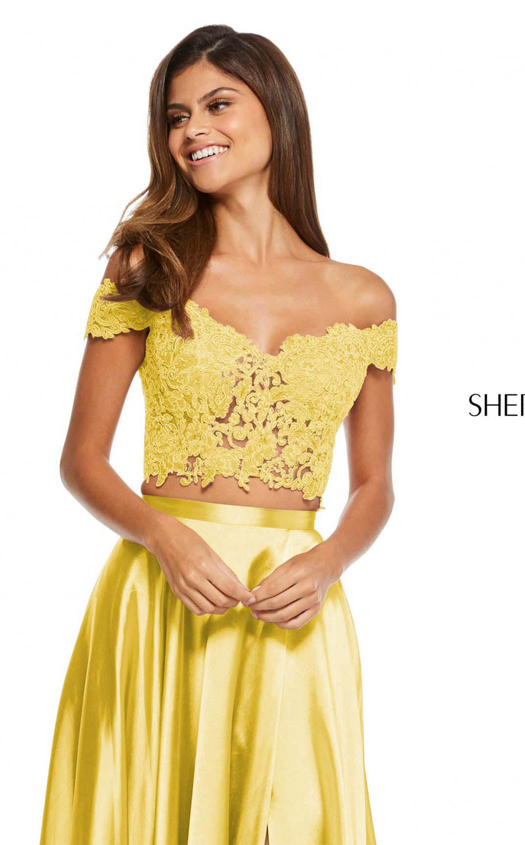Sherri Hill 52567 Yellow