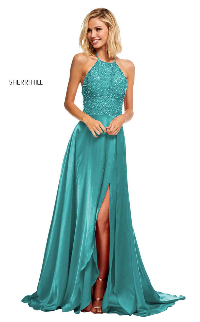 Sherri Hill 52570 Turquoise