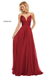 Sherri Hill 52590 Burgundy