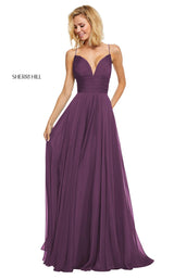 Sherri Hill 52590 Eggplant