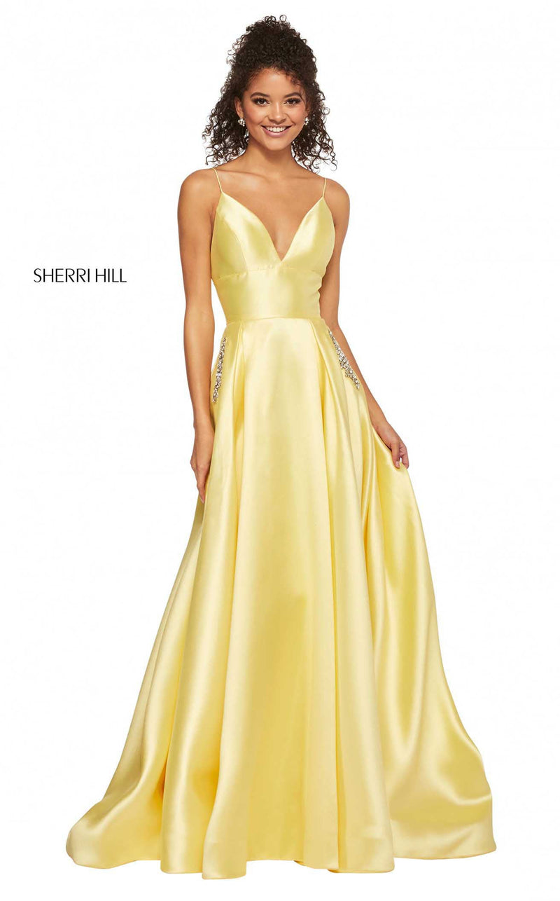 Sherri Hill 52597 Yellow