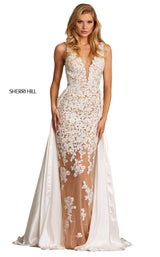 Sherri Hill 52599 Nude/Ivory