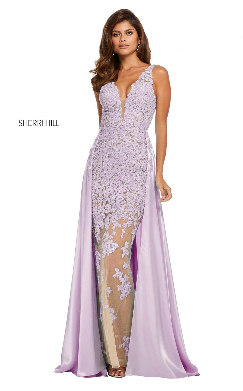 Sherri Hill 52599 Nude-Lilac
