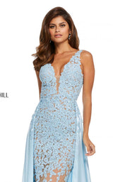 Sherri Hill 52599 Nude-Lt-Blue