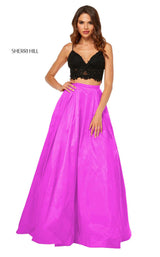 Sherri Hill 52604 Black/Fuchsia