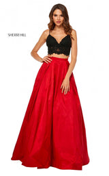 Sherri Hill 52604 Black/Red