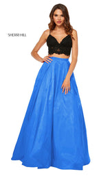 Sherri Hill 52604 Black/Royal