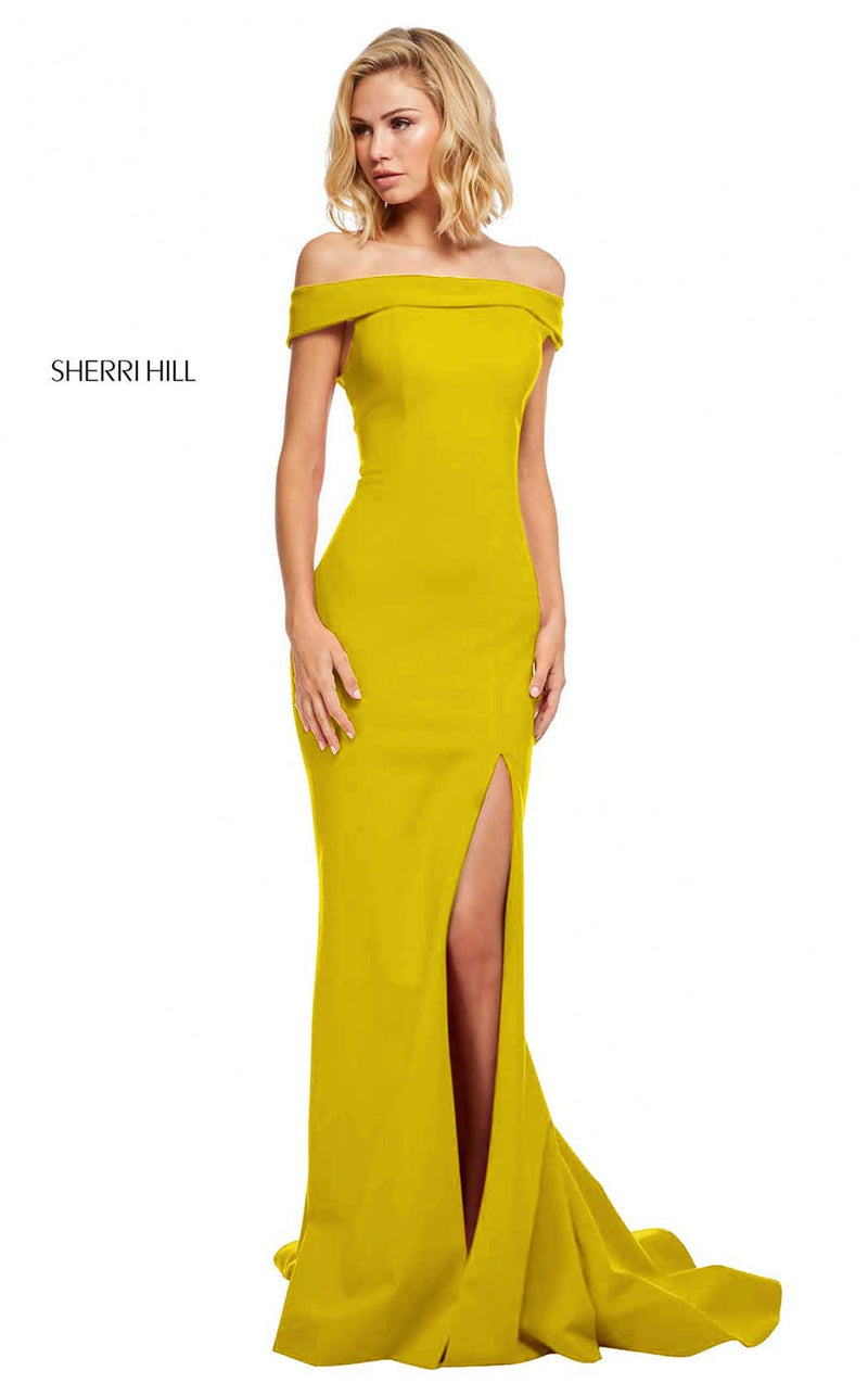 Sherri Hill 52607 Yellow