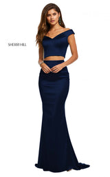 Sherri Hill 52612 Navy