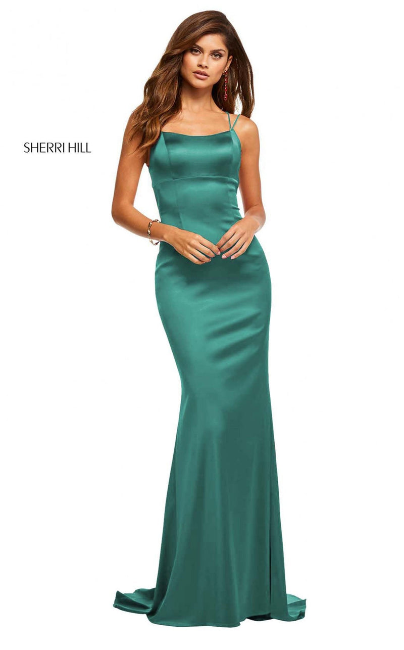 Sherri Hill 52613CL Emerald