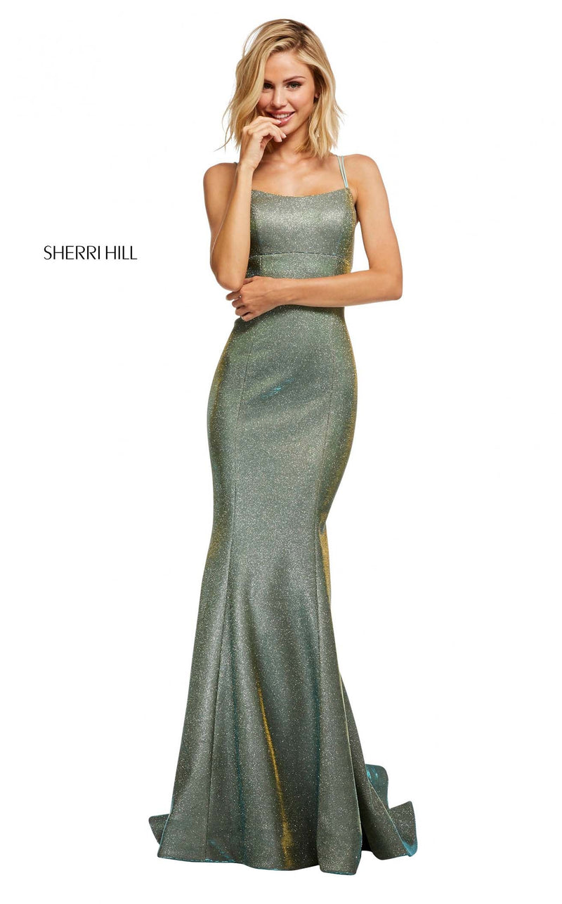 Sherri Hill 52614 Electric-Aqua