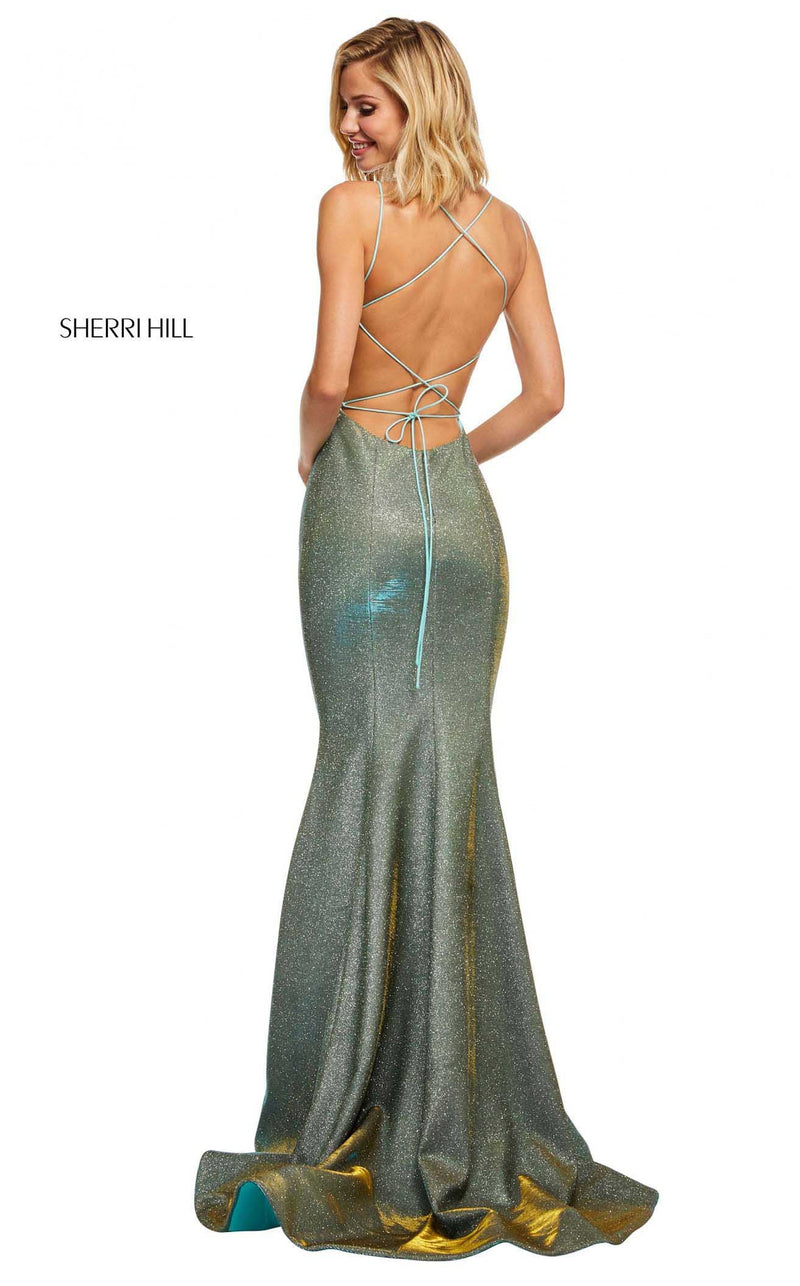 Sherri Hill 52614 Electric-Aqua