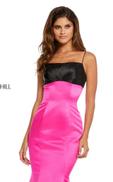 Sherri Hill 52615 Black/Fuchsia