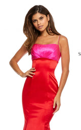 Sherri Hill 52615 Fuchsia-Red