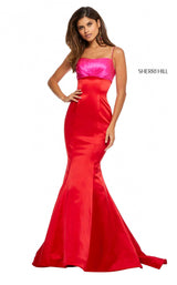 Sherri Hill 52615 Fuchsia-Red