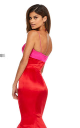 Sherri Hill 52615 Fuchsia-Red