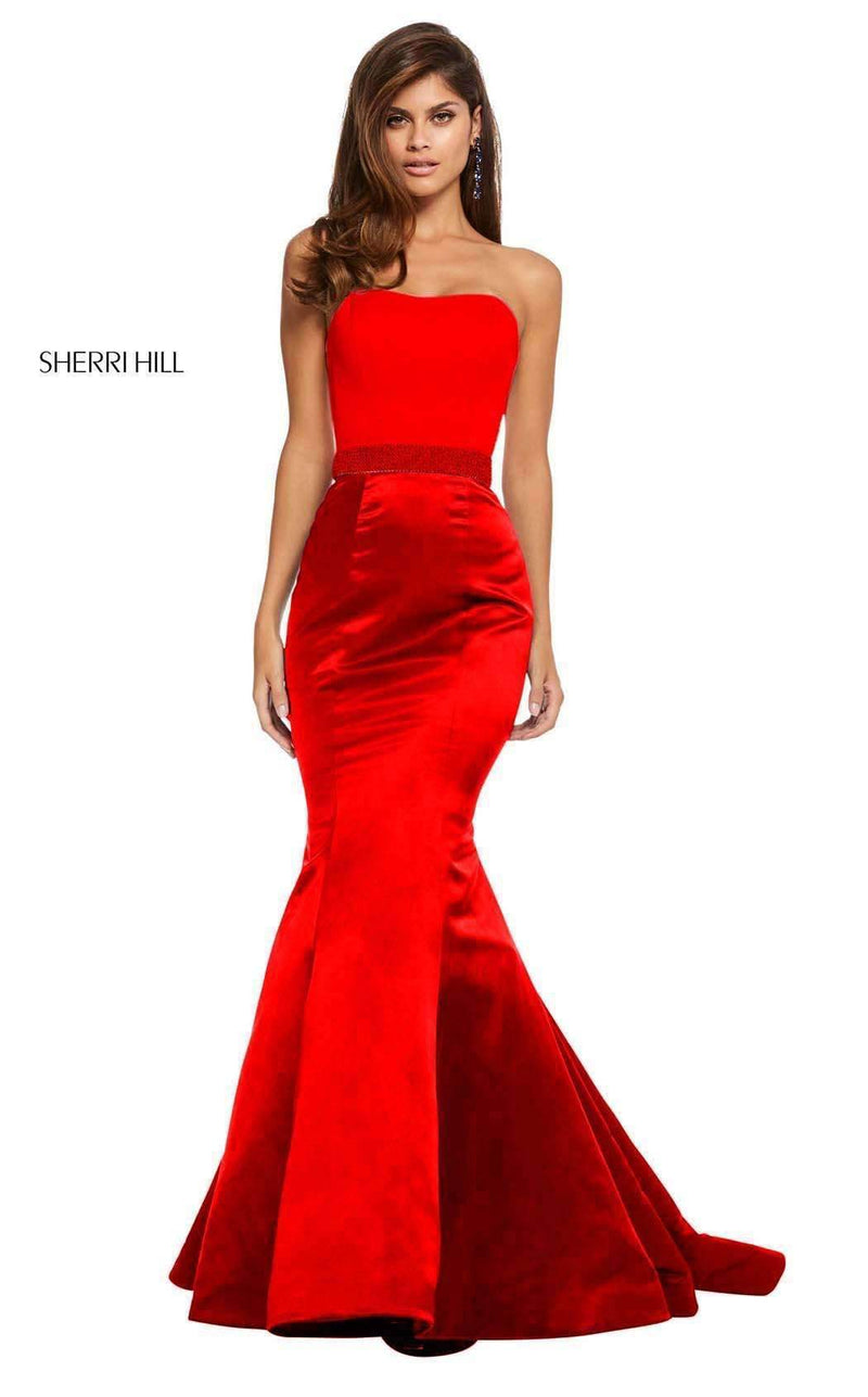 Sherri Hill 52616CL Red