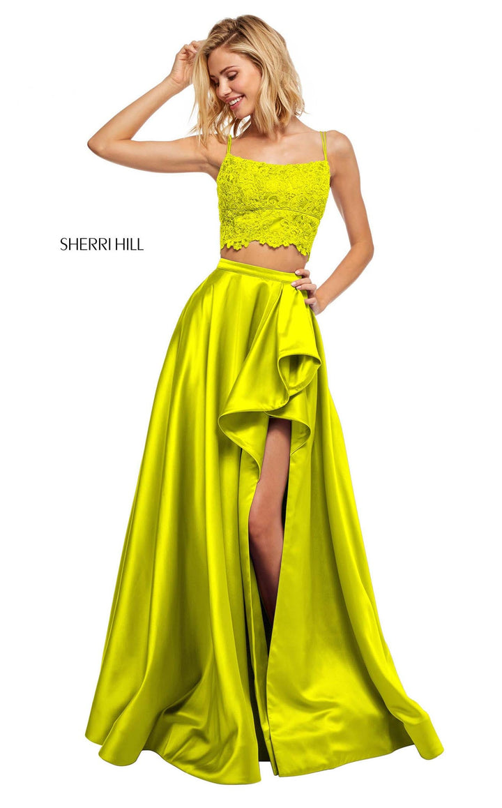Sherri Hill 52623 Yellow