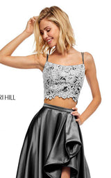Sherri Hill 52623 Black/Ivory