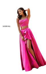 Sherri Hill 52623 Dark Coral