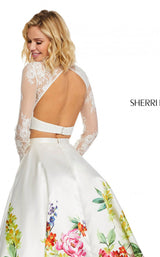 Sherri Hill 52625 Ivory Print
