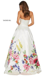 Sherri Hill 52626 Ivory Print