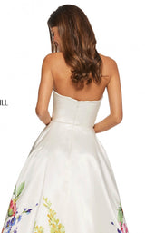 Sherri Hill 52626 Ivory Print
