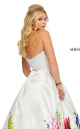 Sherri Hill 52626 Ivory Print