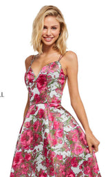 Sherri Hill 52627 Ivory Print