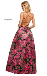 Sherri Hill 52627 Black Print