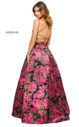 Sherri Hill 52627 Black Print