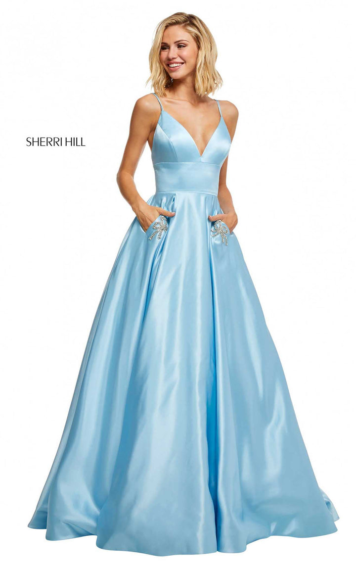 Sherri Hill 52629 Light Blue