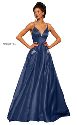 Sherri Hill 52629 Navy