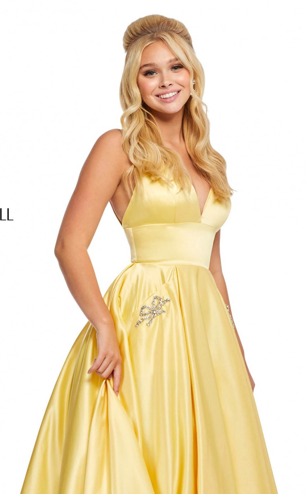 Sherri Hill 52629 Yellow