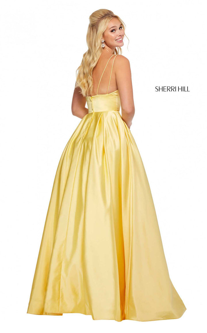 Sherri Hill 52629 Yellow