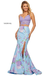 Sherri Hill 52635 Lilac-Light-Blue-Print