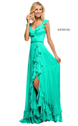 Sherri Hill 52643 Aqua