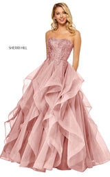 Sherri Hill 52645 Rose Gold