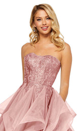Sherri Hill 52645 Rose Gold
