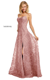 Sherri Hill 52646 Rose Gold