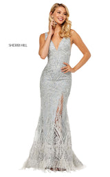 Sherri Hill 52649 Silver