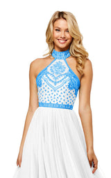 Sherri Hill 52662 Ivory/Blue