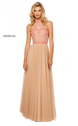 Sherri Hill 52662 Nude-Coral