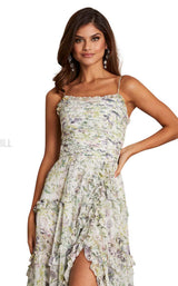 Sherri Hill 52665 Ivory Multi